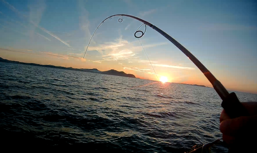 cintrage de supershoot au levé de soleil