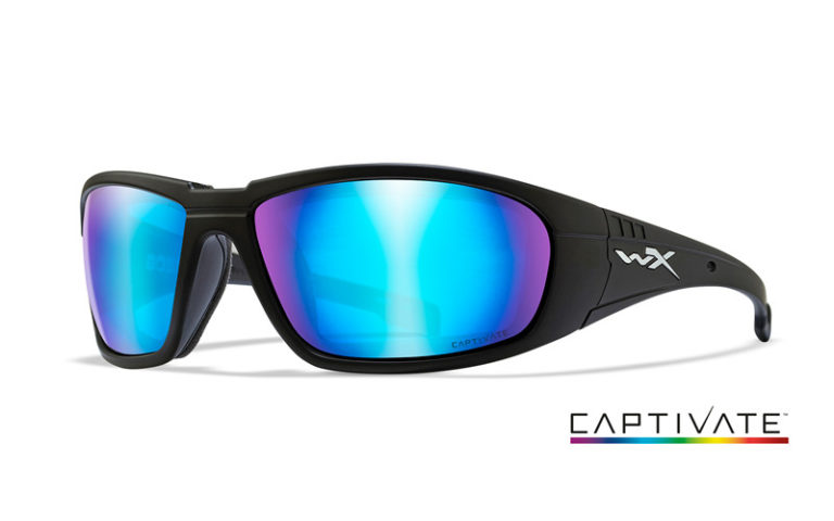Lunettes polarisantes Wiley X Helix Captive - noir/bleu - TU